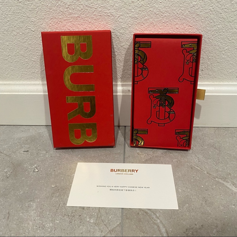 burberry chinese lunar new year rat 2020 designer luxury red envelopes set of 6